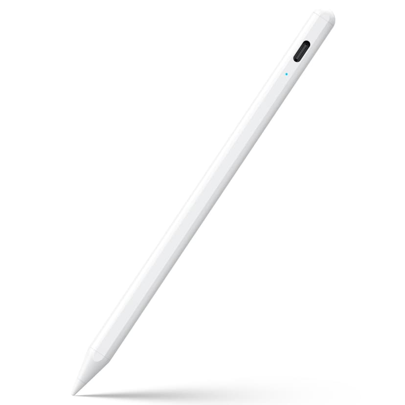 Stylus Pen for iPad 6th-11th Generation-2X Fast Charge Active Pencil Compatible with 2018-2026 Apple iPad Pro 11"/12.9"/M4, iPad Air 3/4/5/M2/M3/M4,iPad mini 5/6/7 Gen-White