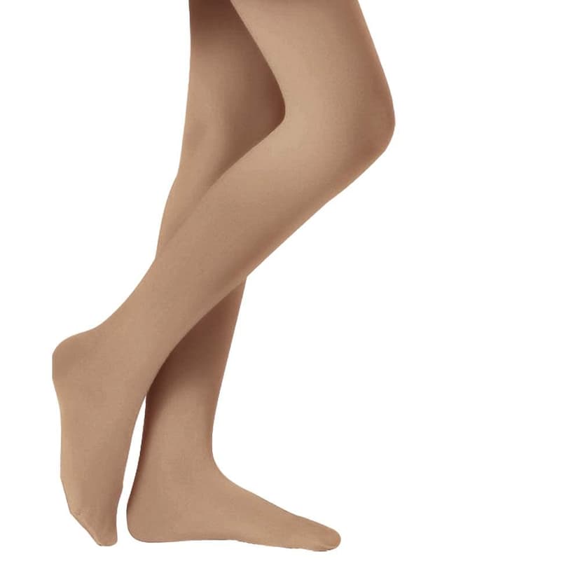 Stelle Girls' Footed Ballet Tights for Dance Class Toddler Kids 2T-15Y | High Waist, Stretch, Opaque Coverage, Soft Stocking, Teen & Youth Pantyhose, Ballerina, Studio, Stage, Performance, Recital