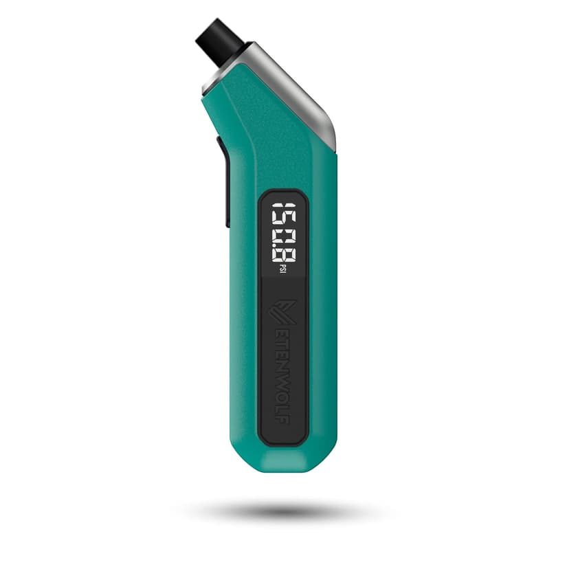 ETENWOLF T300 Digital Tire Pressure Gauge 3-200 PSI, Industrial Tire Gauge Calibrated to ANSI B40.7 Grade 2A(Plus-Minus 0.5%), Replaceable AAA Batteries, Dark Cyan