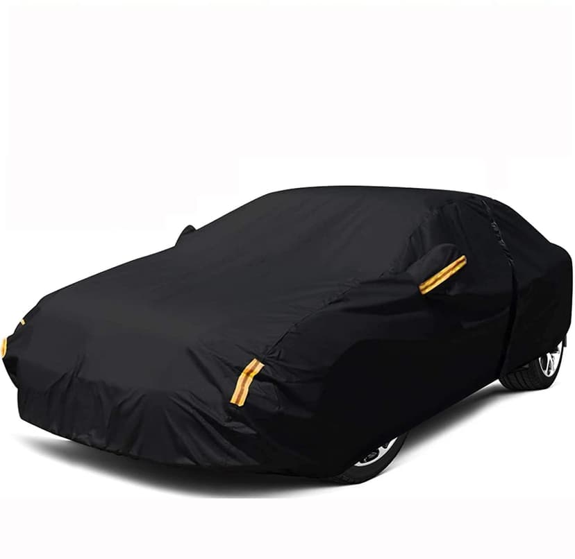 NEVERLAND Car Cover Waterproof All Weather for Sedan 183''L x 70''W x 59''H | Outdoor Heavy Duty Full Car Cover Protection Snow Anti-UV Windproof Fit for Automobiles BMW/Mercedes-Benz/Honda
