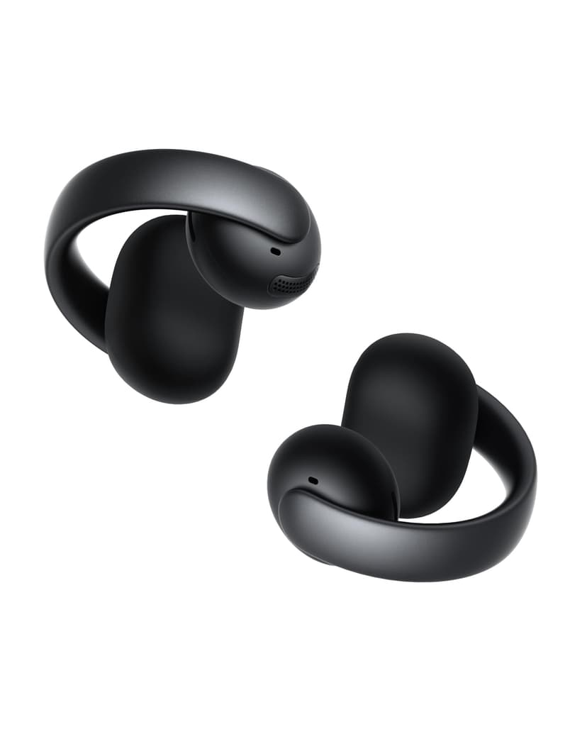 Soundcore AeroClip by Anker, Open-Ear Earbuds, Clip-On Headphones, Adaptive Comfort, Clear Calls with 4 Mics and AI, Stable Fit, 12mm Drivers for Powerful Bass, Hi-Res, Open-Ring Design | Ultra-Comfor