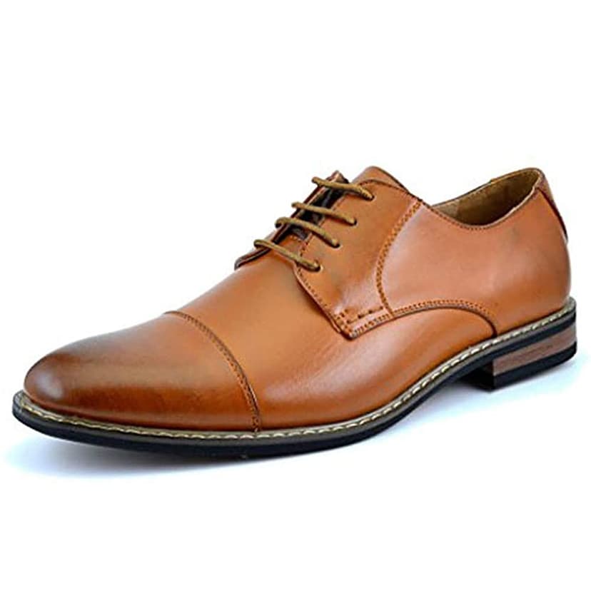 Bruno Marc Moda Italy Prince Men's Classic Modern Oxford Lace Dress Shoes