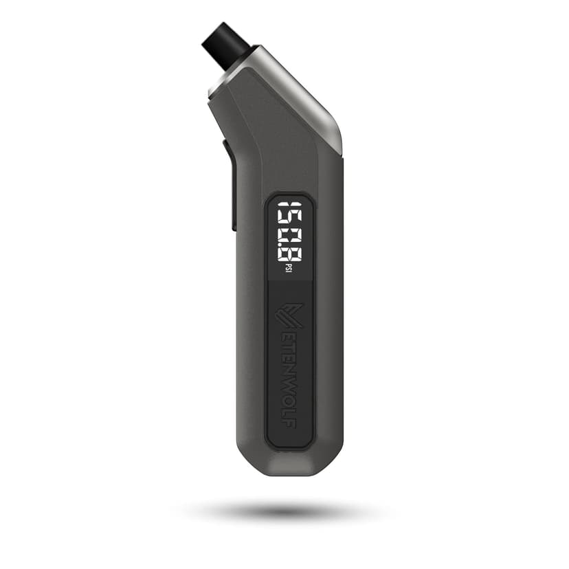 ETENWOLF T300 Digital Tire Pressure Gauge 3-200 PSI, Industrial Tire Gauge Calibrated to ANSI B40.7 Grade 2A(Plus-Minus 0.5%), Backlit LED Screen, Grey