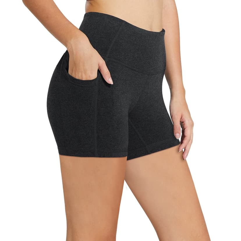 baleaf Women's High Waist Biker Shorts with 3 Pockets