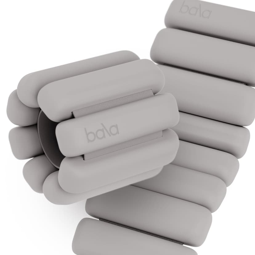 Bala Bangles Wrist & Ankle Weights for Women & Men, Home Gym Equipment | Adjustable Weighted Bands for Arm & Legs Workouts - Pilates, Yoga, Walking, Barre, & Strength Training Exercise