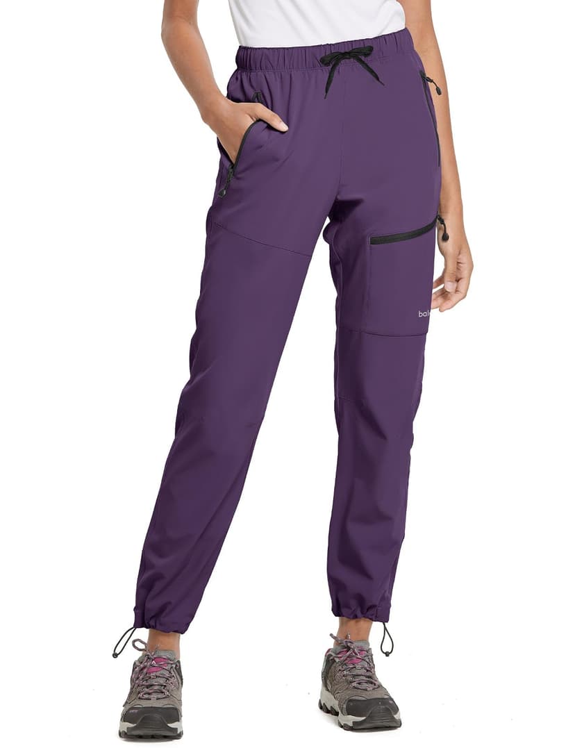 baleaf Women's Hiking Pants Quick Dry Lightweight Water Resistant Elastic Waist Cargo Pants for All Seasons