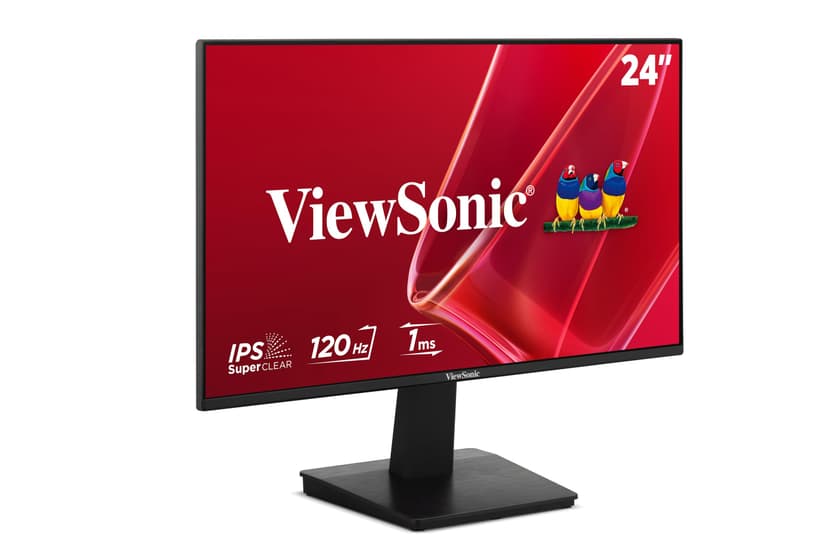 ViewSonic VA2448-MH 24 Inch 1080p Computer Monitor, IPS 120Hz Display | Variable Refresh Rate, HDMI, VGA, Eye Care, Frameless, Home Office, Laptop, PC, Macs, Anti Glare, 1ms, 300 Nits, 2W Speakers