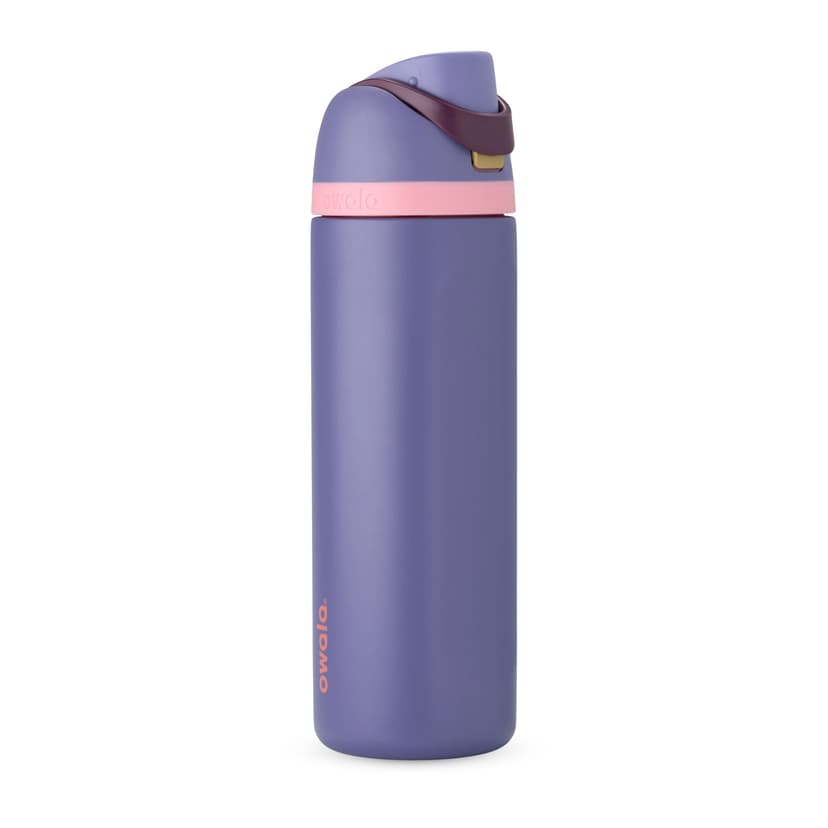 Owala FreeSip Stainless Steel Water Bottle 24 oz Blue (Blue Jay)