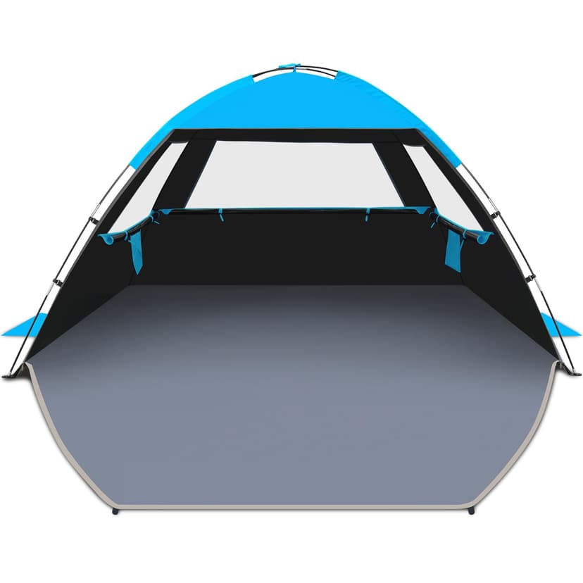 Venustas Beach Tent Sun Shelter for 3/4/6/8 Person, UPF 50+ UV Protection Beach Canopy, Lightweight and Easy Setup Cabana, Portable Shade Tent