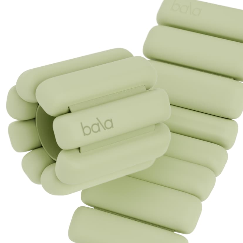 Bala Bangles Wrist & Ankle Weights for Women & Men, Home Gym Equipment | Adjustable Weighted Bands for Arm & Legs Workouts - Pilates, Yoga, Walking, Barre, & Strength Training Exercise