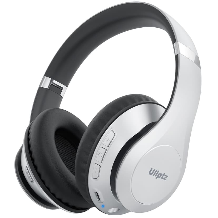 Uliptz Bluetooth Headphones Over Ear, Wireless HiFi Stereo Foldable Headset | 65H Playtime, Bluetooth 6.0, 6 EQ Modes, Built-in Mic, Deep Bass Stereo, Lightweight Design for Home, Office, Travel & PC