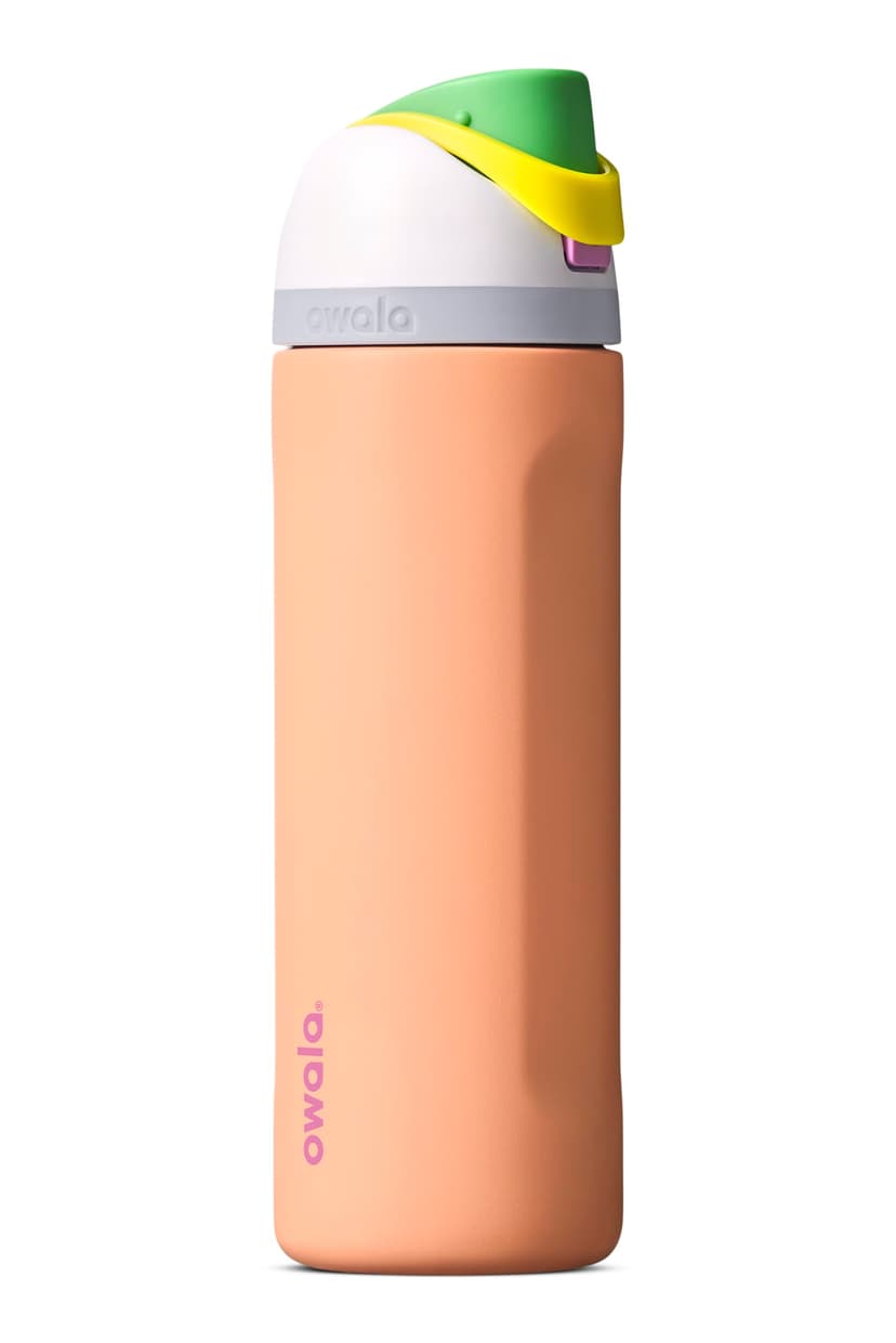 Owala FreeSip Stainless Steel Water Bottle 24 oz Peachy Keen