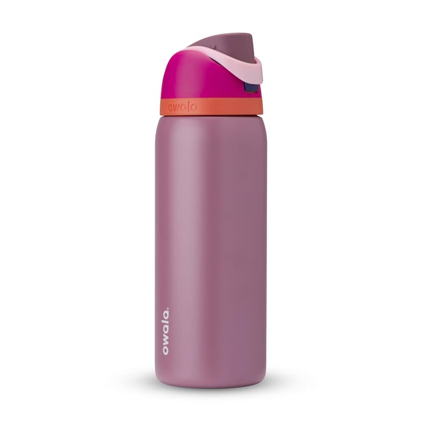 Owala FreeSip Insulated Stainless Steel Water Bottle with Straw, BPA-Free Sports Water Bottle, Great for Travel, 32 Oz, Crown Jewel