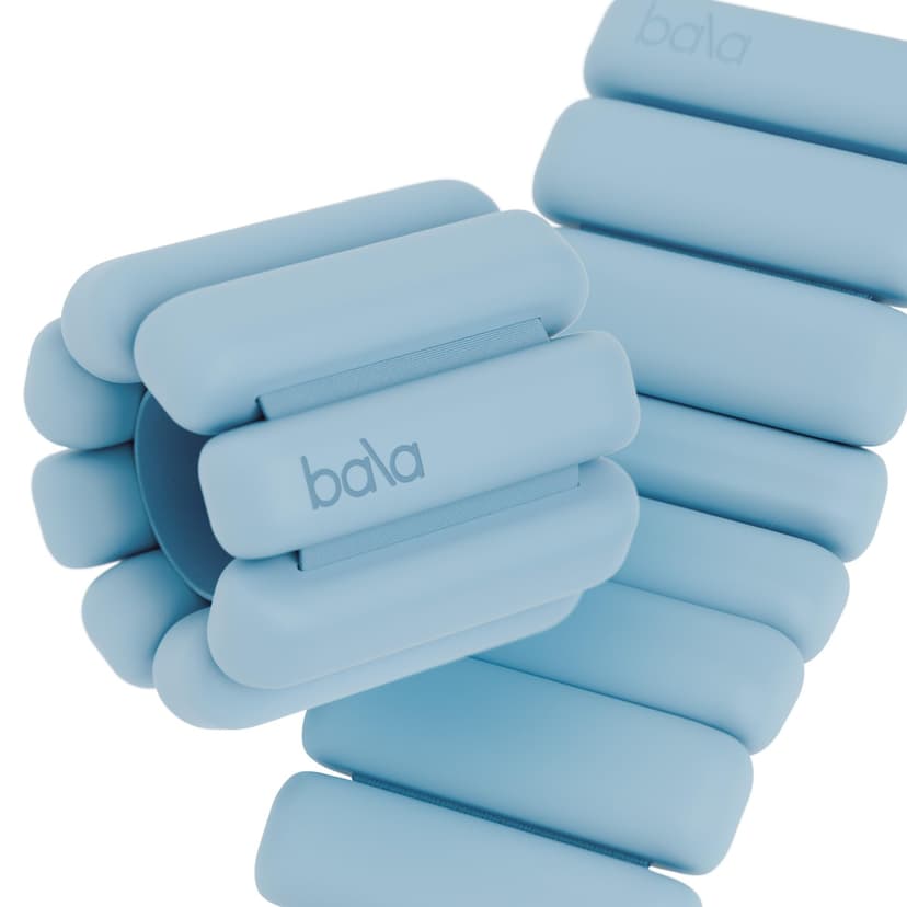 Bala Bangles Wrist & Ankle Weights for Women & Men, Home Gym Equipment | Adjustable Weighted Bands for Arm & Legs Workouts - Pilates, Yoga, Walking, Barre, & Strength Training Exercise
