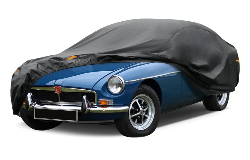 Kayme 7 Layers Waterproof Sedan Car Cover Custom Fit MG MGB 1966-1980 | Thick heavy‑weight composite fabric, all‑weather wind‑dust‑UV protection, inner cotton layer shields vehicle paint