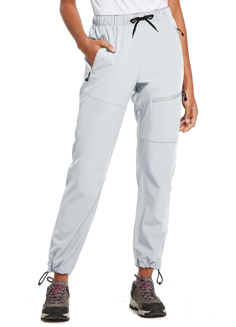 baleaf Women's Hiking Pants Quick Dry Lightweight Water Resistant Elastic Waist Cargo Pants for All Seasons