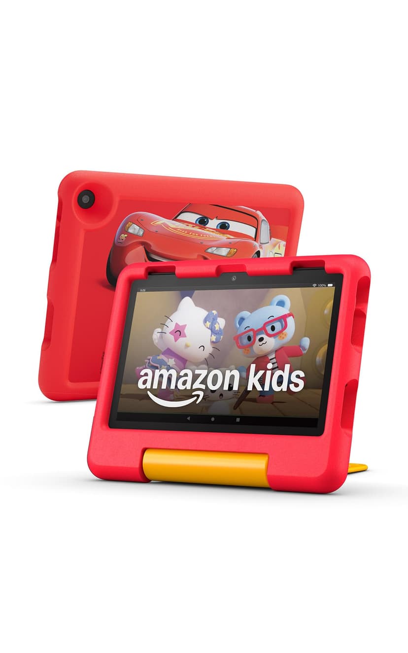 Amazon Fire HD 8 Kids tablet (newest model), ages 3-7. With bright 8" HD screen. Includes ad-free and exclusive content, parental controls and 13-hr battery, 32GB, Disney Pixar Cars