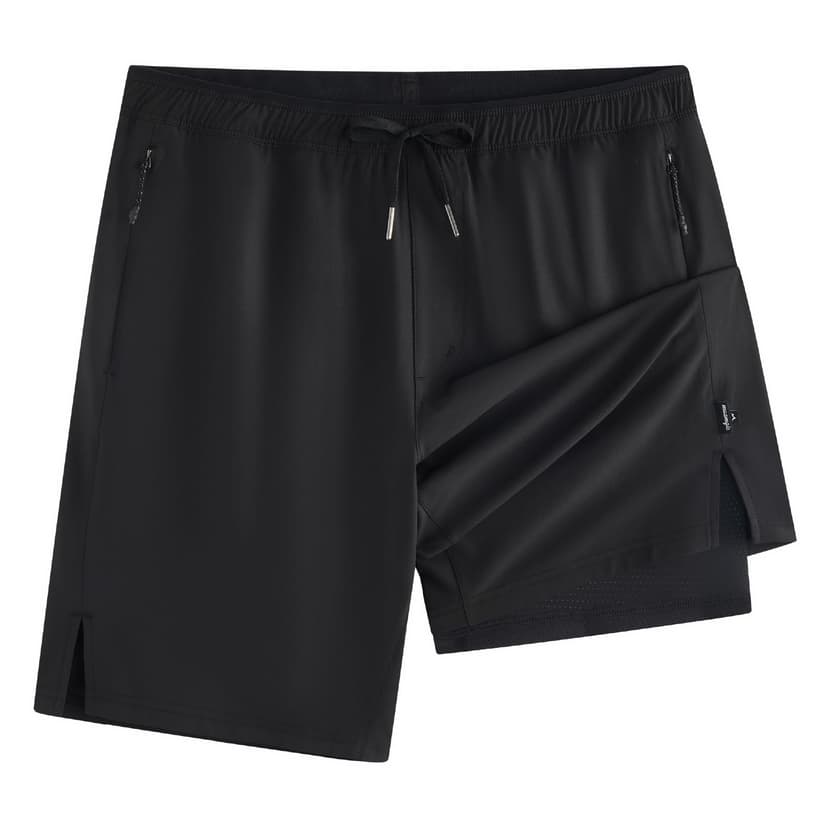 maamgic Mens Swim Trunks 9" with Zipper Pockets, Quick Dry Board Shorts, 4-Way Stretch Compression Lined Bathing Suits