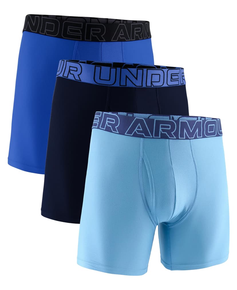 Under Armour Men's Performance Tech Boxerjock Brief Underwear, 6" Inseam, All-Day Comfort & Ultra-Soft, 3-Pack