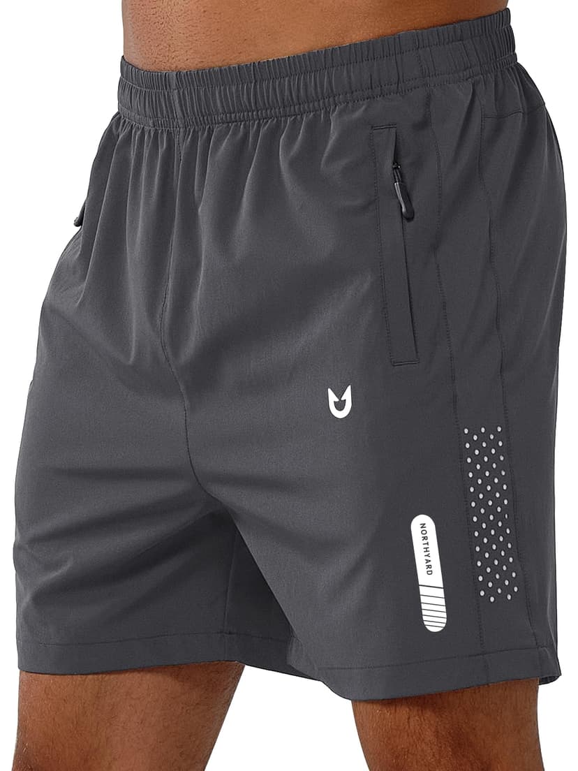NORTHYARD Men's Athletic Running Shorts Gym Workout Shorts 7"/ 9"/ 5" Quick Dry Lightweight Sports Basketball Exercise Tennis