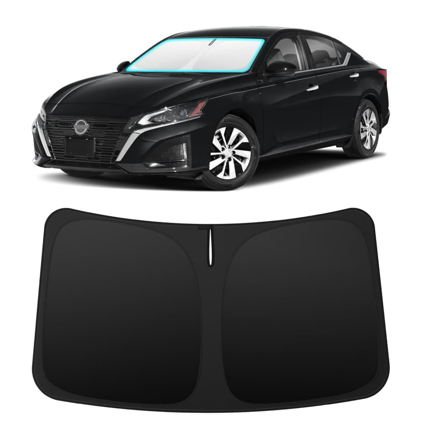 INSAUTO Custom Fit Windshield Sun Shade Accessories for Nissan Altima 2019-2026, Foldable Front Window Sunshade, UV & Heat Reflector, Keeps Interior Cool, Includes Storage Bag