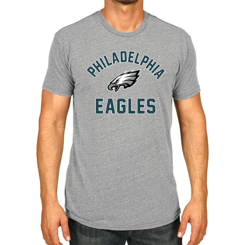 NFL Gameday Cotton Blend T-Shirt for Men and Women - Licensed | Officially licensed NFL gameday cotton blend tee with thermal print team graphics - tagless fit S to 5XL