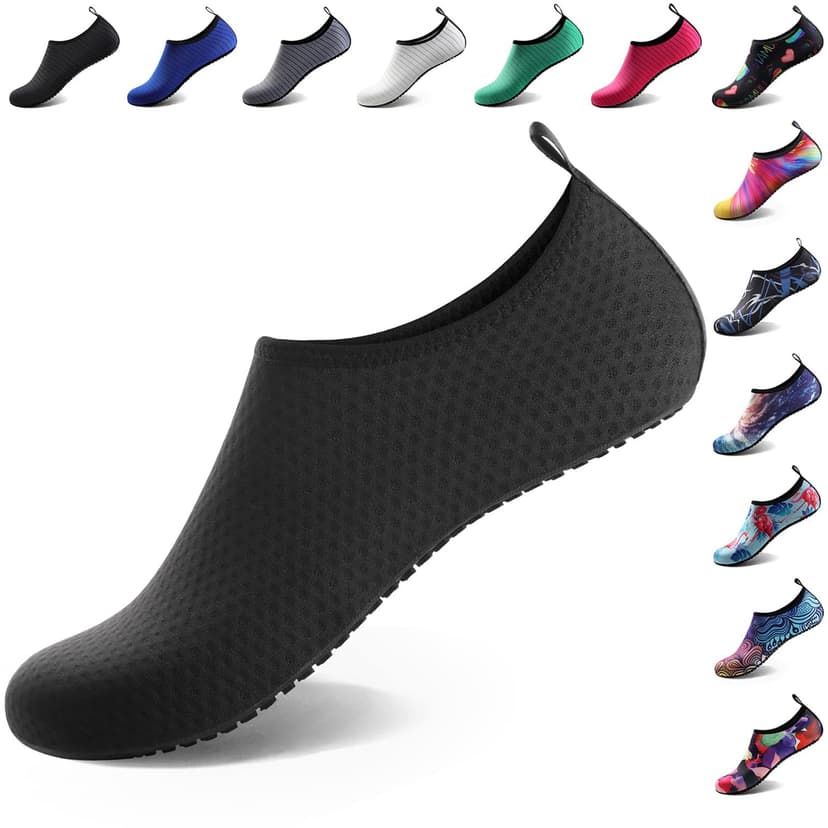 Water Shoes for Women Men Quick-Dry Aqua Socks Swim Beach Outfits Barefoot | Yoga Exercise Wear Sport Accessories Pool Camping Must Haves River Hiking Youth Adult