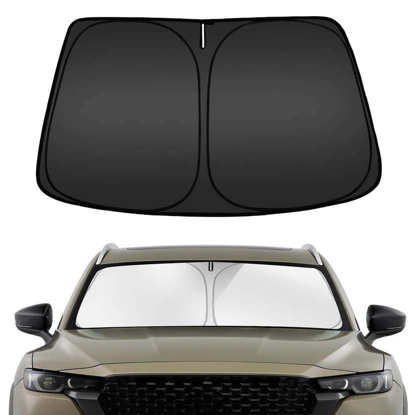 ARISMOTOR Windshield Sun Shade for Mazda CX-50 2023-2025 2026, Custom Fit Foldable Front Window Sunshade Sun Visor Protector, Block UV Rays Keep Your Car Cooler