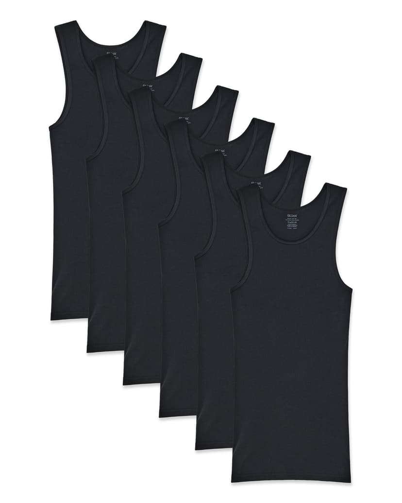 Gildan Men's A-Shirts Tanks Multipack