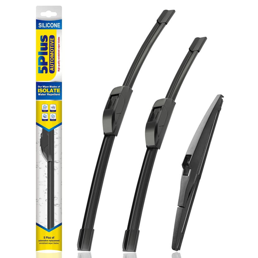 5 PLUS® Silicone Windshield Wipers Replacement for 2020-2023 TOYOTA Highlander Wiper Blades(Set of 3),Automotive Replacement Windshield Wiper Blades For My Car-26"/18"/10"