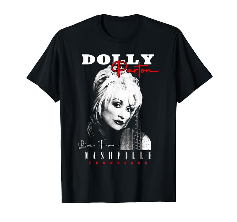 Dolly Parton Live from Nashville Tennessee Photo Portrait T-Shirt
