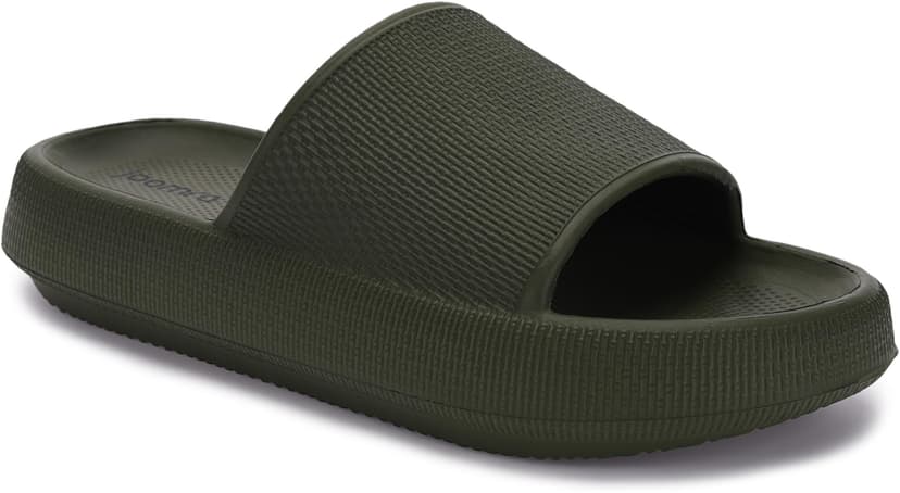 Joomra Pillow Slippers for Women and Men Thick Sole Ultra Cushion Slides | Cloud-Like Sole, Quick Drying Shower Shoes, Soft Open Toe Indoor Outdoor Sandals
