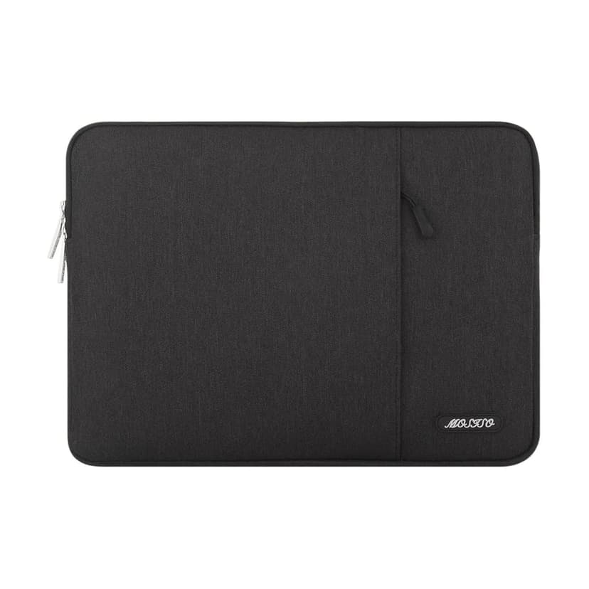 MOSISO Laptop Case 15 inch, 15 inch Laptop Sleeve Compatible with MacBook Air M5 A3448 M4 A3241 M3 A3114 M2 A2941 2026-2023, Dell XPS, Polyester Vertical Computer Sleeve Bag with Pocket, Black
