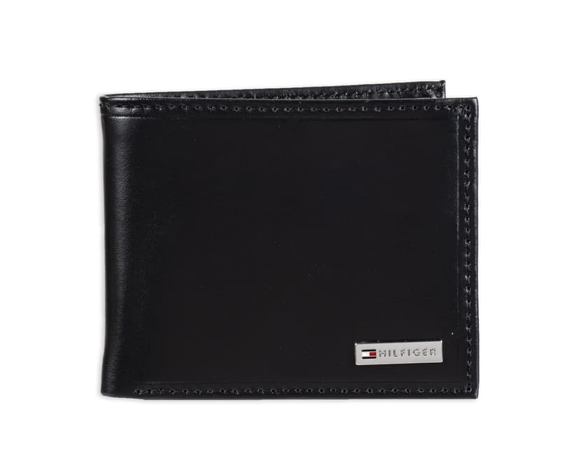 Tommy Hilfiger Men's Leather Orson RFID Bifold Wallet with Removable Passcase