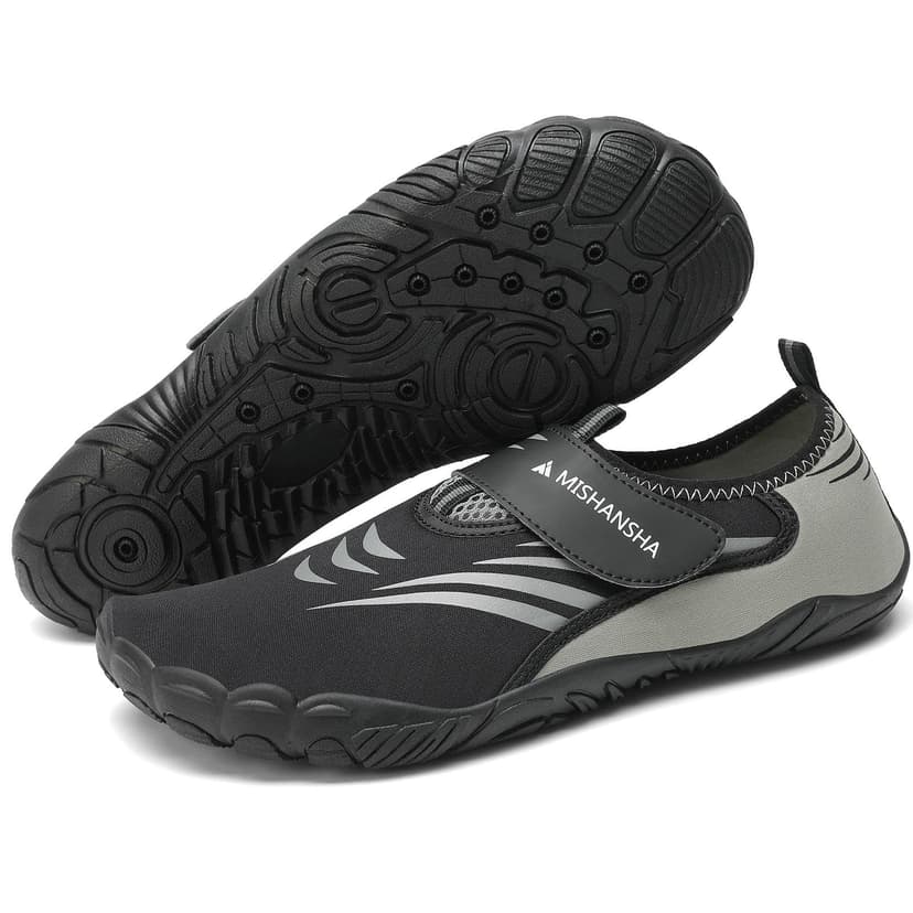 Mishansha Womens Mens Water Swim Shoes Wide Toe Box Barefoot Shoes US Size 5.5-13.5 Women / 3-11.5 Men
