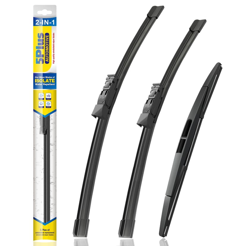 5 PLUS Silicone Windshield Wipers Fits Subaru Ascent 2019-2026 (3 PACK) | 26"+20"+14",Long-Lasting Silicone Wiper Blades,All-Weather Durability,Streak-Free Wiping,Clear Visibility in Harsh Weather