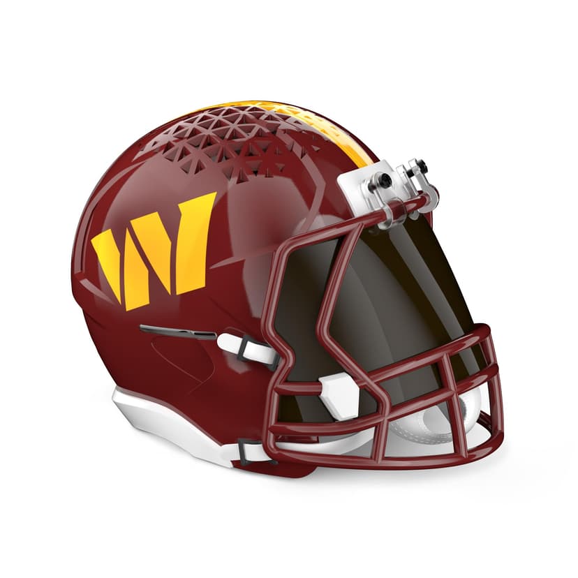 Limited Edition, Officially Licensed NFL Washington Commanders Helmet Stand for Amazon Echo Dot (4th & 5th Generations). Device Sold Separately.