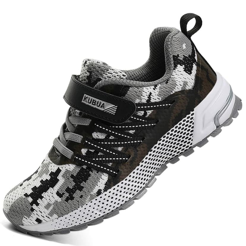 KUBUA Kids Sneakers for Boys Girls Running Tennis Shoes Lightweight Breathable Sport Athletic