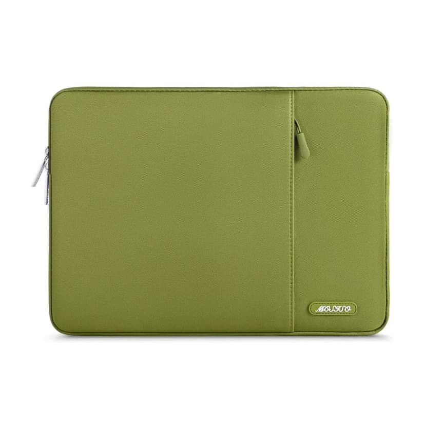 MOSISO Laptop Case 13 inch, Laptop Sleeve Bag with Pocket | Compatible with MacBook Neo A3404 2026/Air/Pro 13 M5/M4/M3/M2/M1 2026-2016, Polyester Vertical Computer Bag, Chartreuse