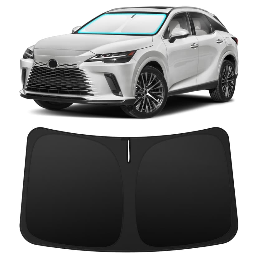 INSAUTO Custom Fit Windshield Sun Shade for Lexus RX 2023-2026 | Foldable Front Window Sunshade Car Accessories, UV & Heat Reflector, Keeps Interior Cool, Includes Storage Bag