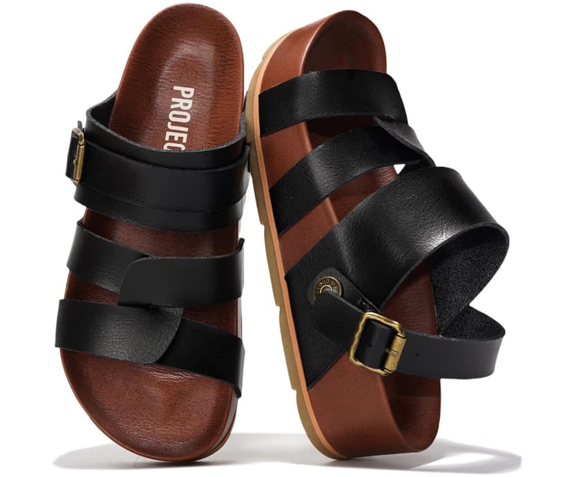 Project Cloud Platform Sandals for Women Strappy Wedges Plush Insole 2026 | Comfortable and Lightweight Fashion Wedge Sandals for Women - Non-Slip Sole with Adjustable Strap for Every Occasions