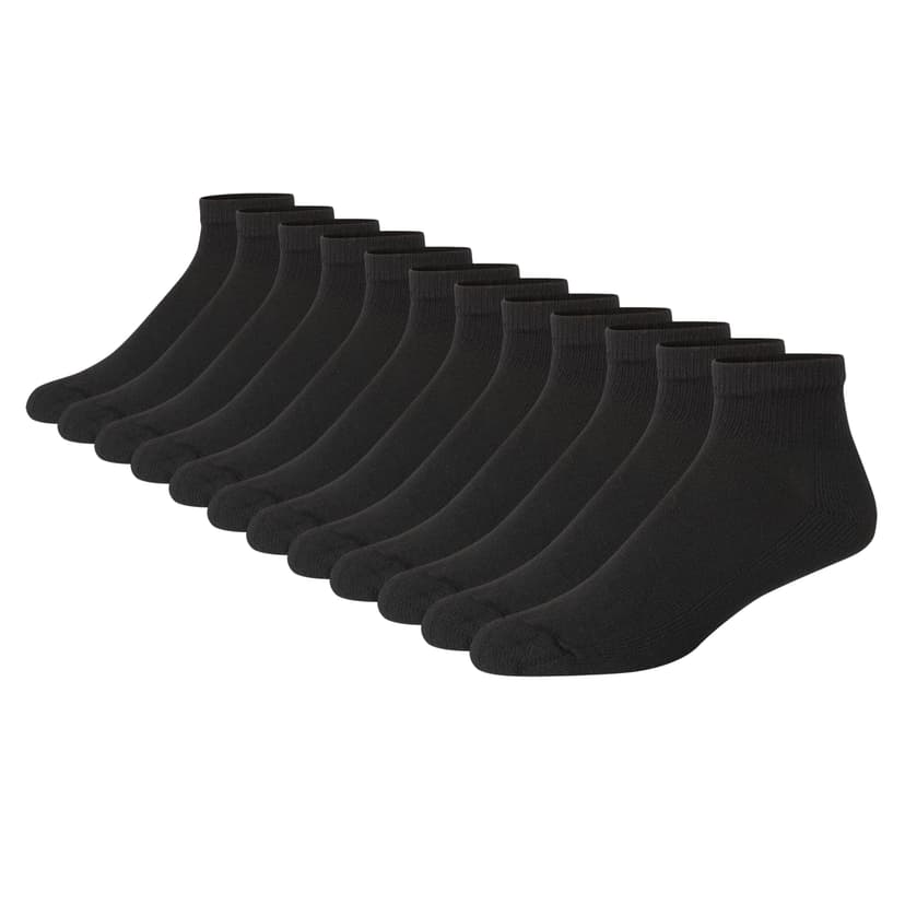 Hanes Men's Double Tough Ankle Socks | Moisture Wicking Socks, Multipack