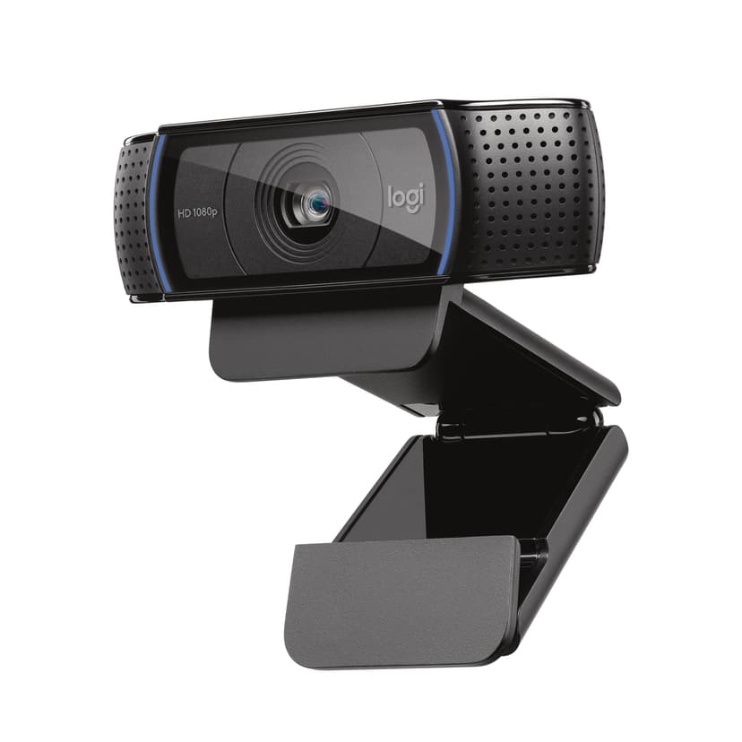 Logitech C920x HD Pro PC Webcam Full 1080p/30fps Video - Black | 30fps Video, Clear Audio, Light Correction, Works with Teams, Meet, Zoom, Nintendo Switch 2, Mac, Tablet