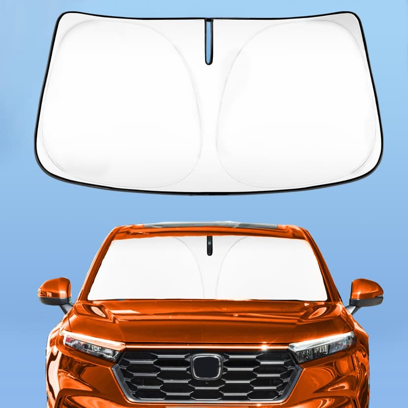 for Honda CRV 2023-2025 2026 Sun Shade Sunshade Windshield Cover | 4-Layer Front Window Shade Custom Fit CR-V Foldable Sunshade Sun Visor 240T Fabric Blocks UV Rays SUV Accessories
