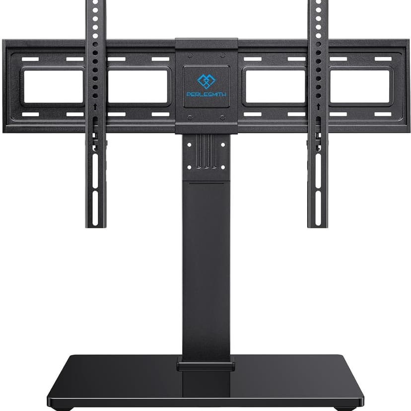 PERLESMITH Universal Swivel TV Stand Legs for 37-75 78 inch TVs, Height Adjustable Tabletop Mount Holds up to 99lbs, Table Television Stands for Livingroom & Bedroom, Universal VESA 600x400mm, PSTVS13