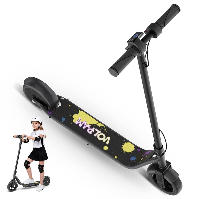 VOLPAM Electric Scooter, 350W/500W/800W/1000W/250W Powerful Motor & 19/22/ 9 MPH Top Speed, 16-28-10 Miles Long Range, Folding E Scooter Choice