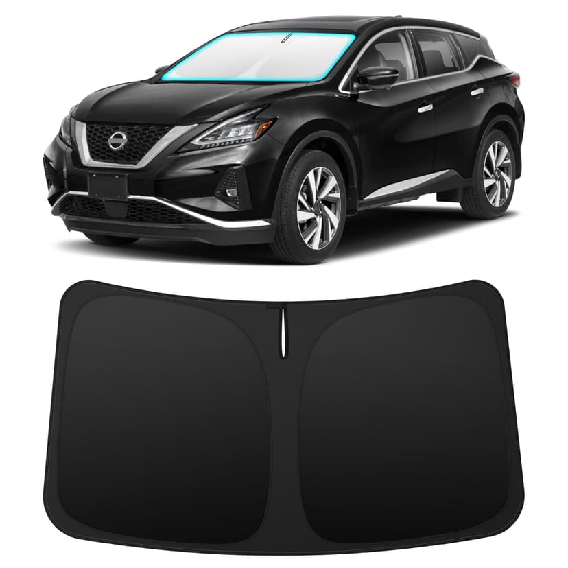 INSAUTO Custom Fit Windshield Sun Shade Accessories for Nissan Murano 2015-2024, Foldable Front Window Sunshade, UV & Heat Reflector, Keeps Interior Cool, Includes Storage Bag