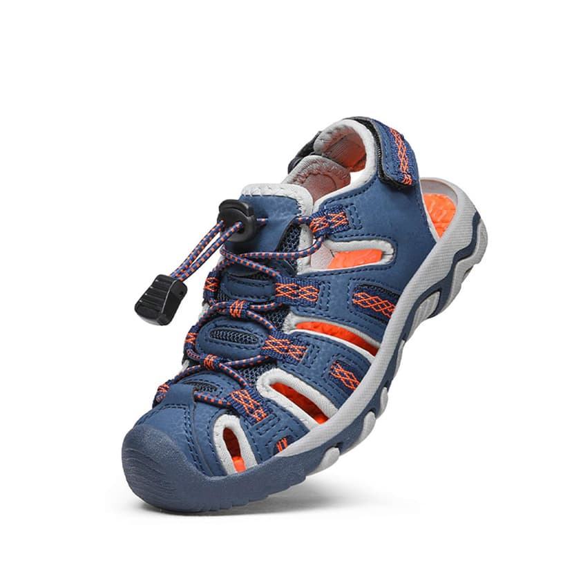 DREAM PAIRS Boys Girls Summer Outdoor Athletic Sport Sandals Walking Water Hiking Hook and Loop Adjustable Multicolor for Toddler/Little/Big Kids