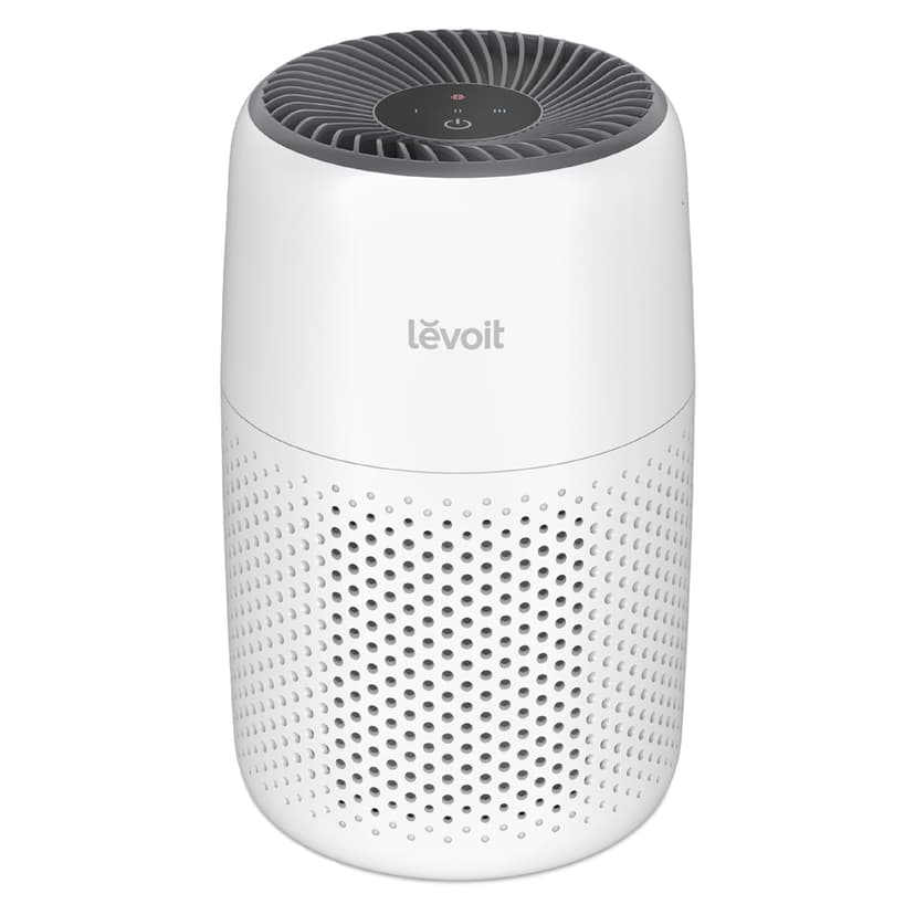 LEVOIT Air Purifiers for Bedroom Home Dorm, AHAM VERIFIDE, 3-in-1 Filter Cleaner With Aroma Pad, Filters Smoke, Allergens, Pet Dander, Odor, Dust, Office, Desktop, Core Mini-P, White