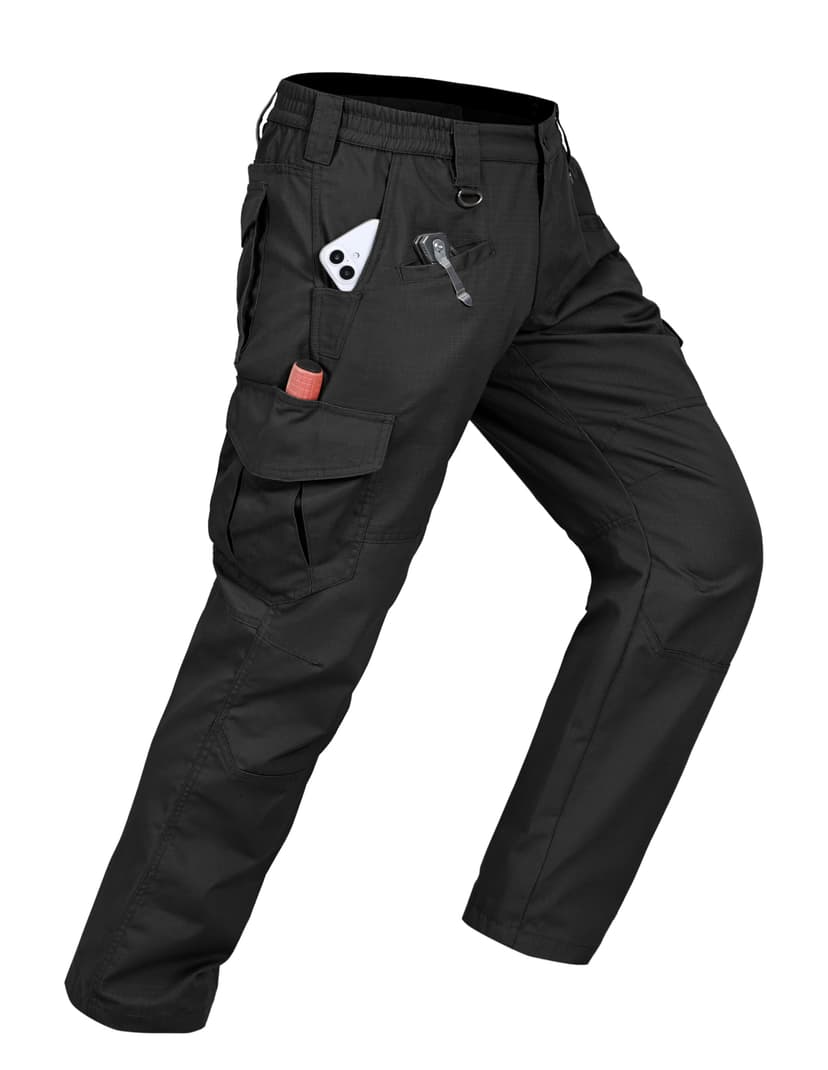 CNBQDD Mens Work Pants Cargo Tactical Construction for Men Ripstop Water Repellent Lightweight Outdoor Hiking with Pockets